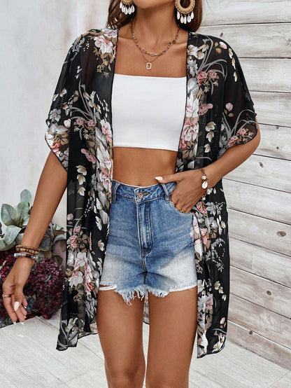Kimono Maui Capa Cardigan mujer - Talla XL