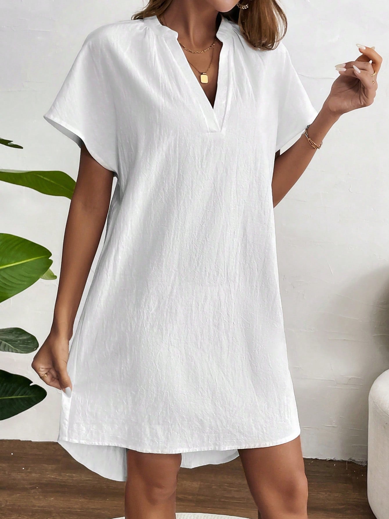 Vestido de Verano Yuridia Blanco - Talla M/L