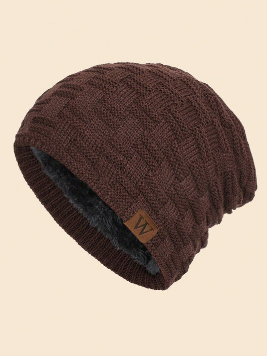 Beanie Ryan con polar interior | Marron Oscuro