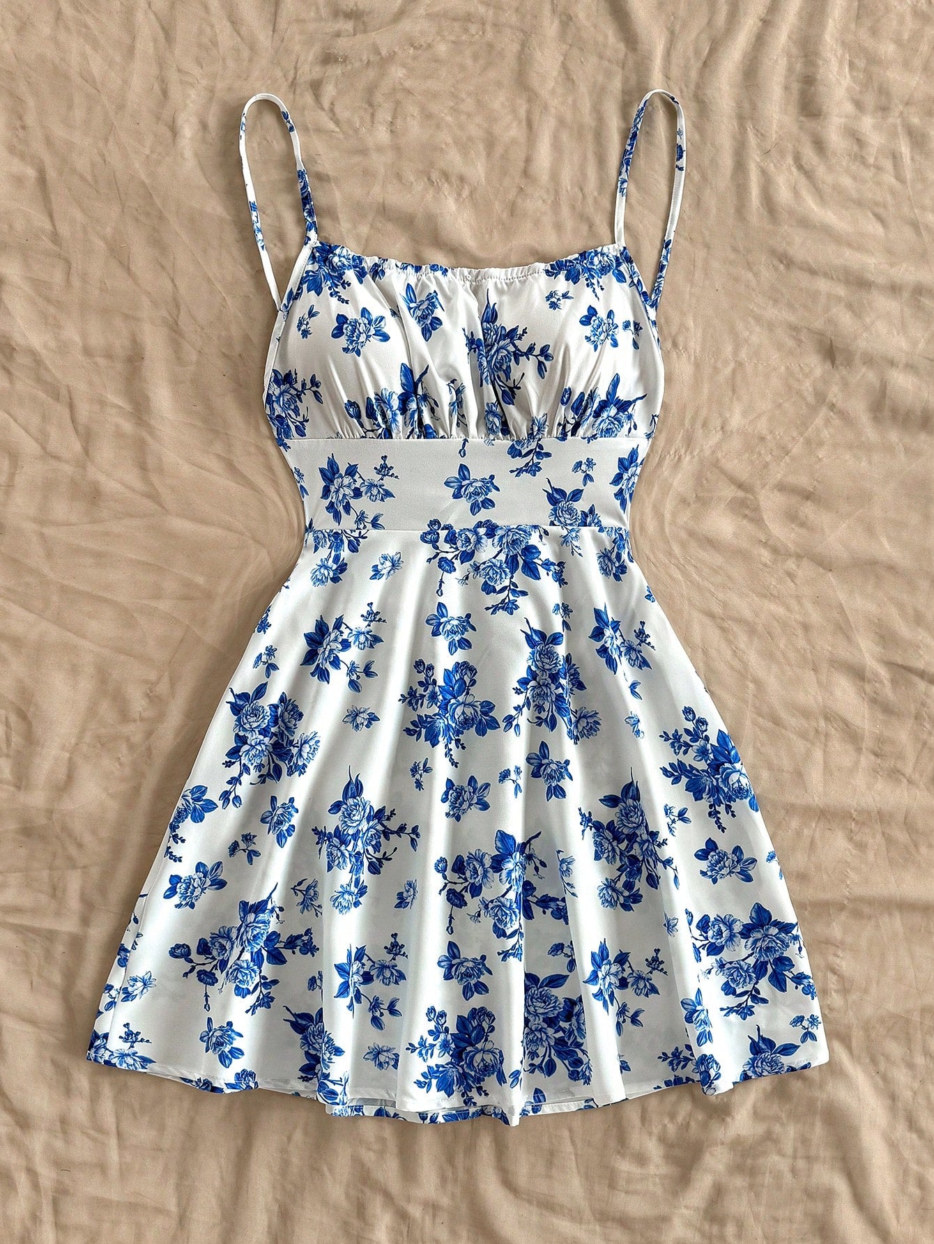 Vestido Uselia Floreado en Tonos Cálidos – Talla S/M