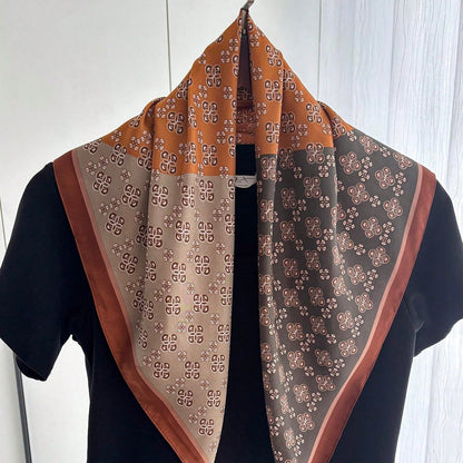 Pañoleta Bandana Pañuelo Caramel de 70x70 cm