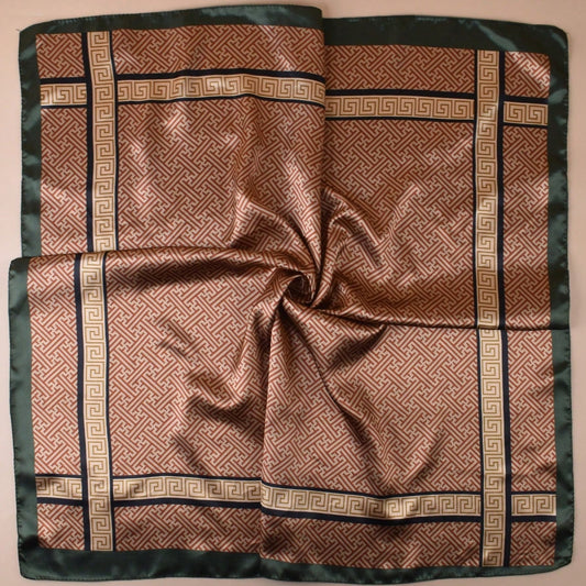 Pañoleta Bandana Pañuelo Greca de 90x90cm