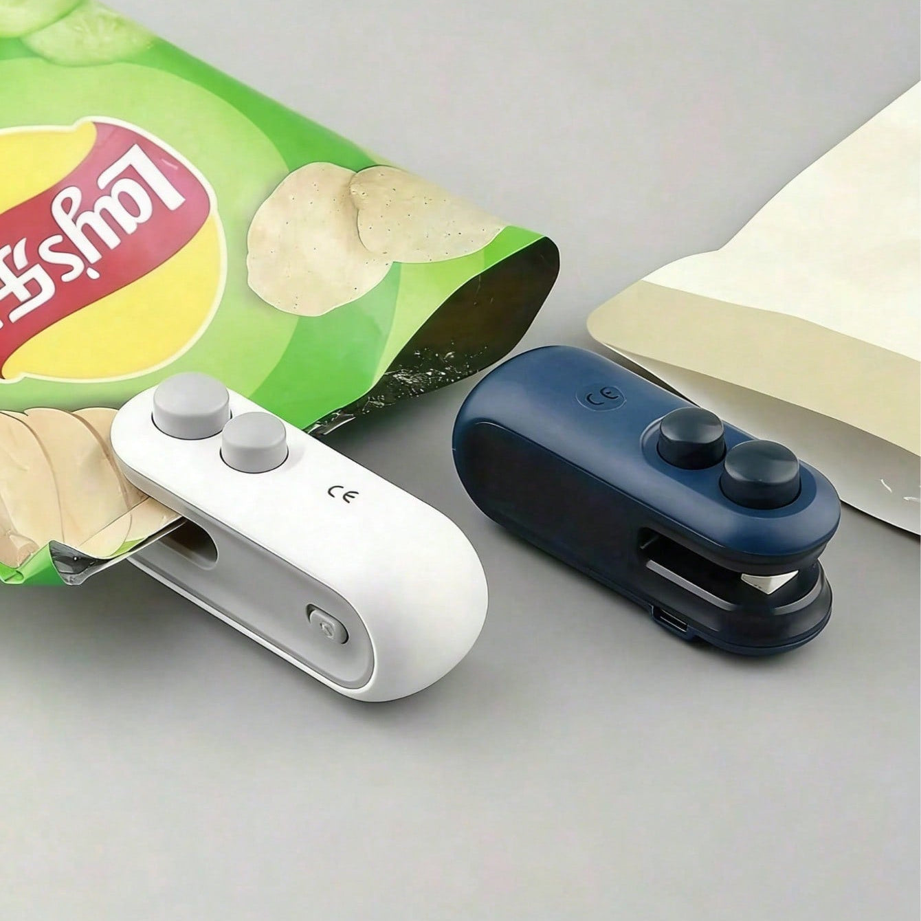 MINI SELLADOR DE BOLSAS PORTÁTIL (USB RECARGABLE)