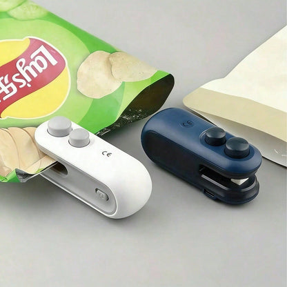 MINI SELLADOR DE BOLSAS PORTÁTIL (USB RECARGABLE)