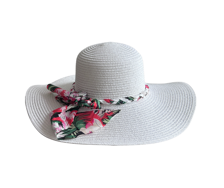 Sombrero de Verano Playa Mujer Modelo Dayanna - Blanco