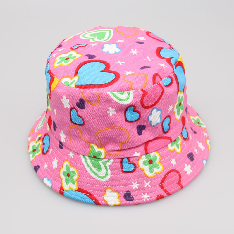 Bucket hat Corazon Turquesa - 54cm : Gorro para niña de 4 a 6 años