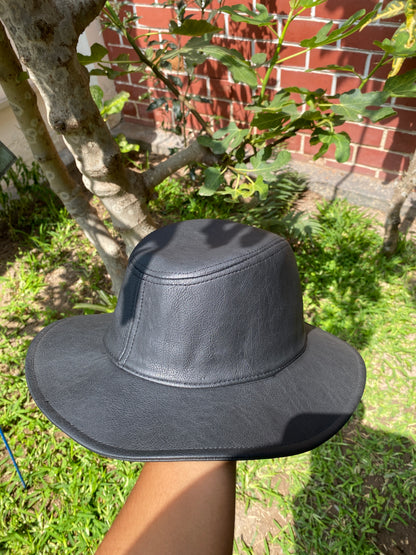  Sombrero Vaquero de Cuero Badboy - 59 cm