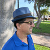 Sombrero Fedora Hombre Trilby - Azul
