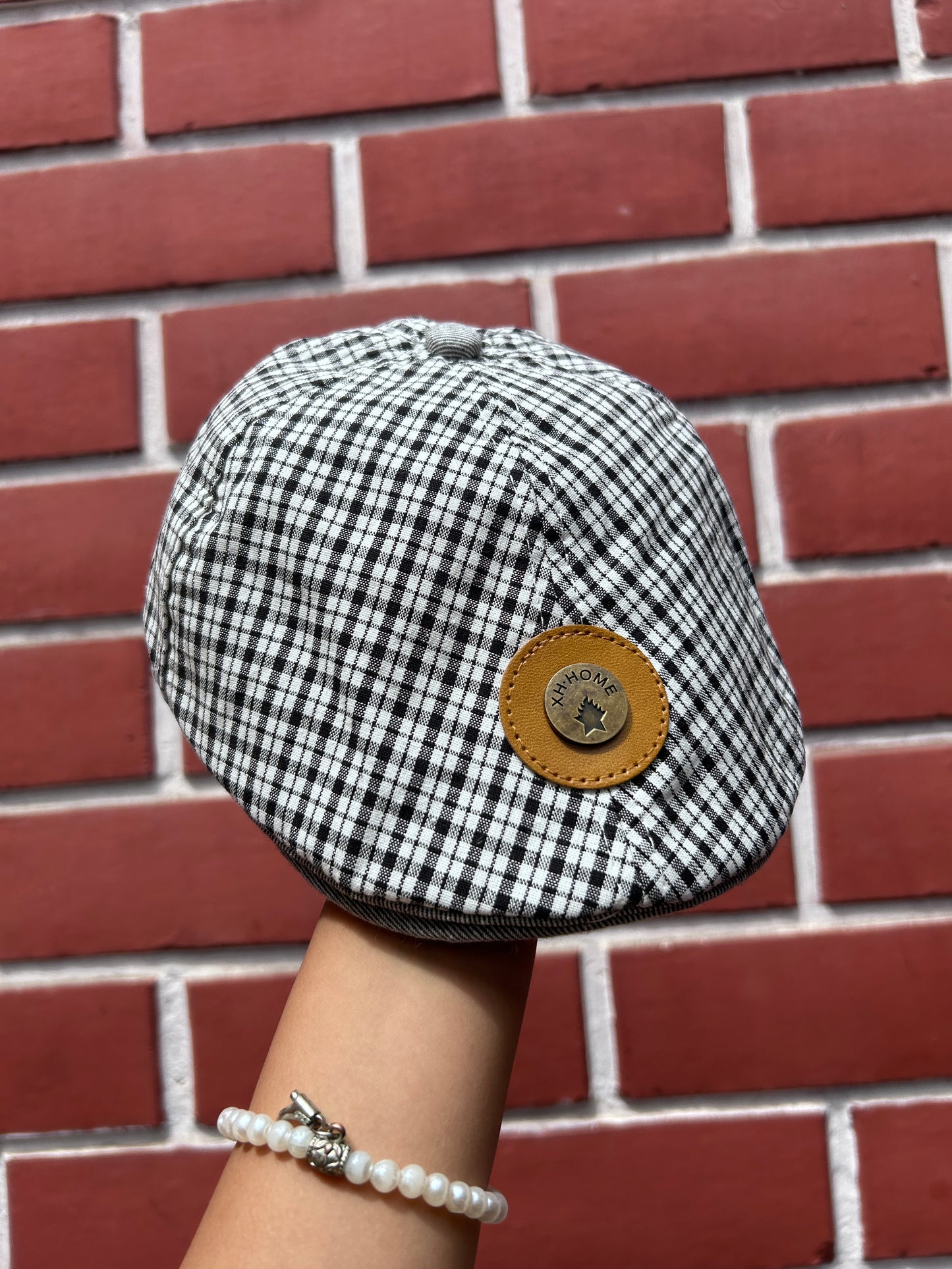 Boina Oliver Niños 6-12m (48cm) | Blanco y Negro