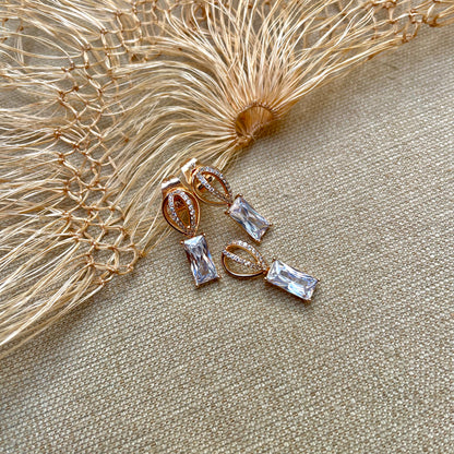 Aretes Elegantes y Dije para collar Dayanna - Pendientes de Mujer