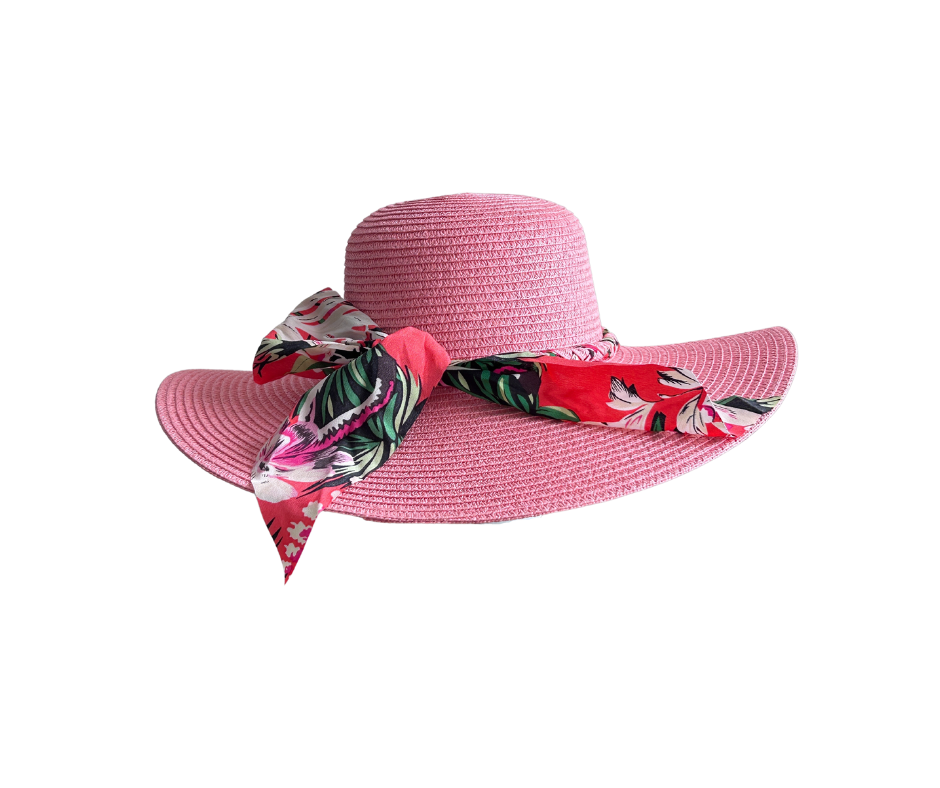 Sombrero de Verano Playa Mujer Modelo Dayanna - Rosa