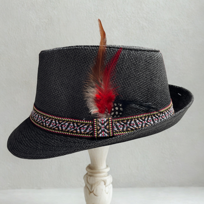 Sombrero Bier con Pluma Unisex