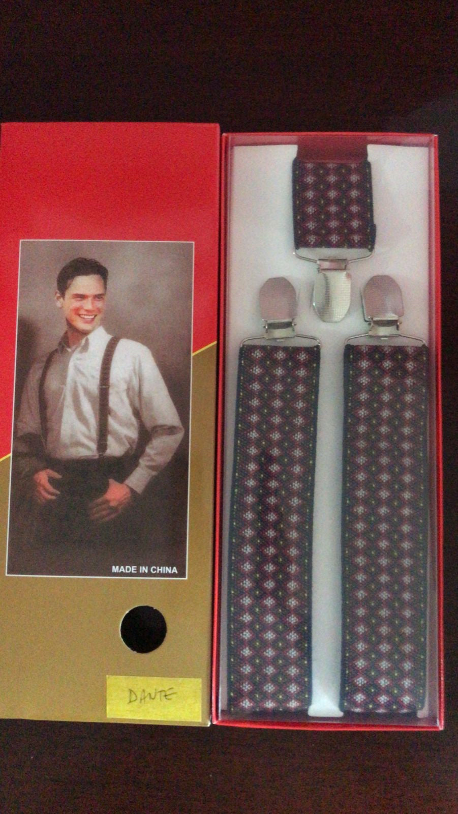 Tirantes suspenders modelo Dante