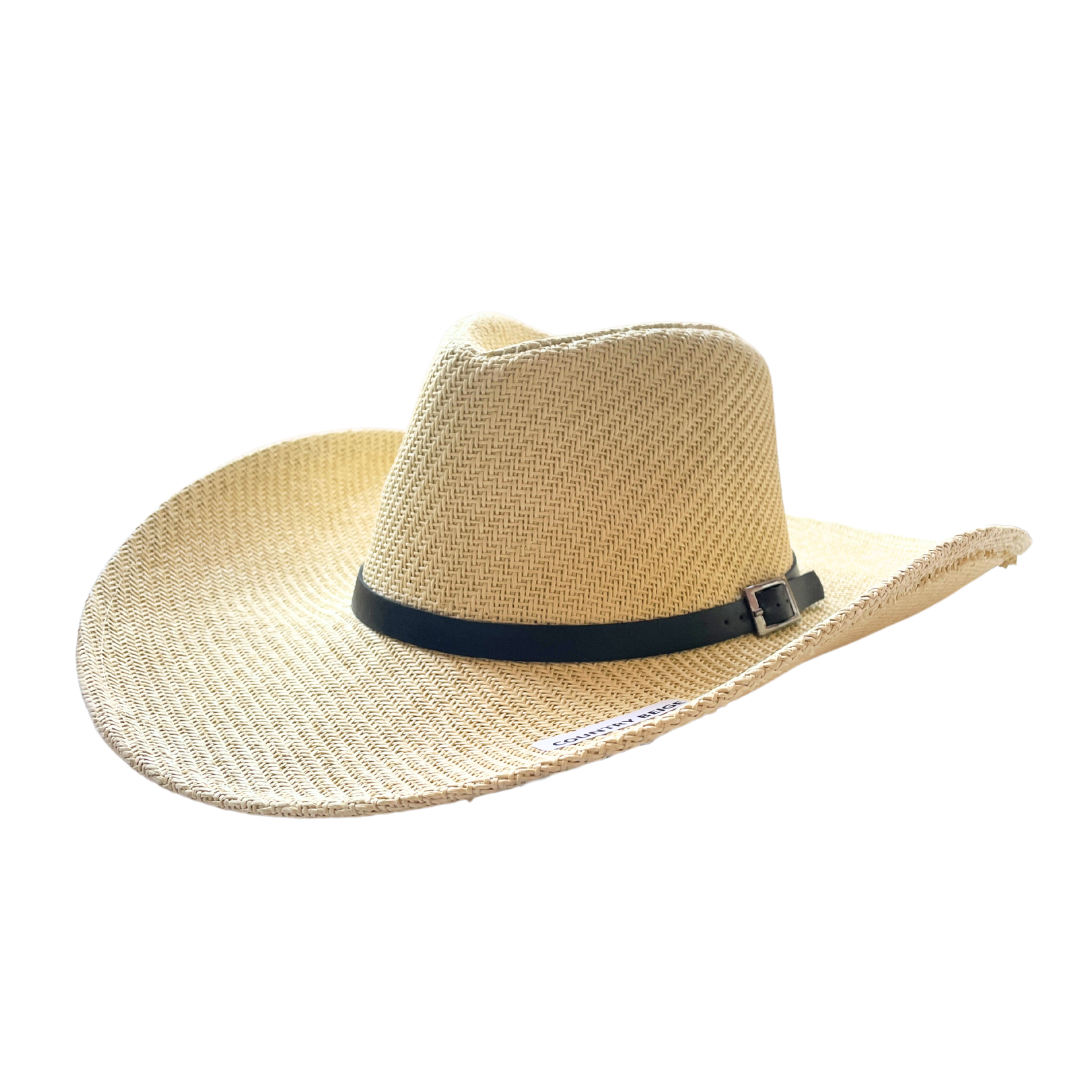 Sombrero Vaquero de Paja Country