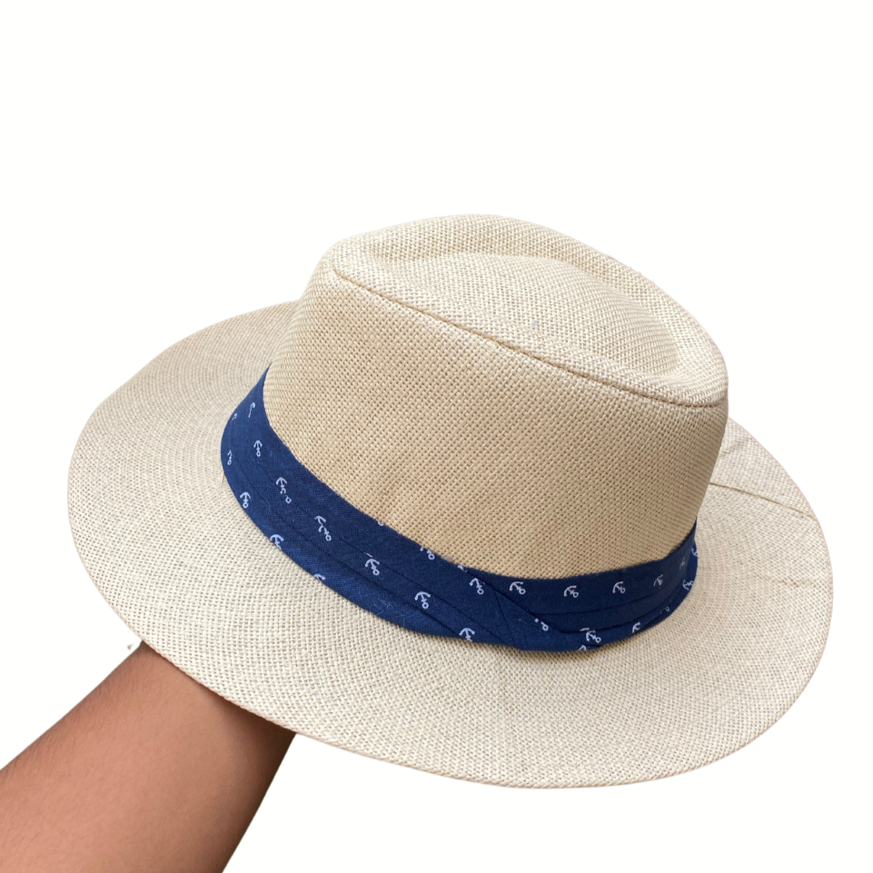 Sombrero Fedora Sailor para hombre | Beige
