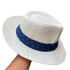 Cargar imagen en el visor de la galería, Sombrero Fedora Hombre Modelo Sailor - Ivory