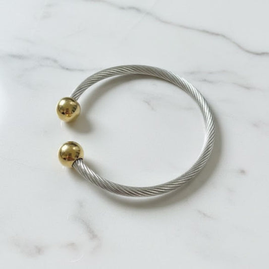 Pulsera Mujer Axis Cierre Tipo Clip - Plateado