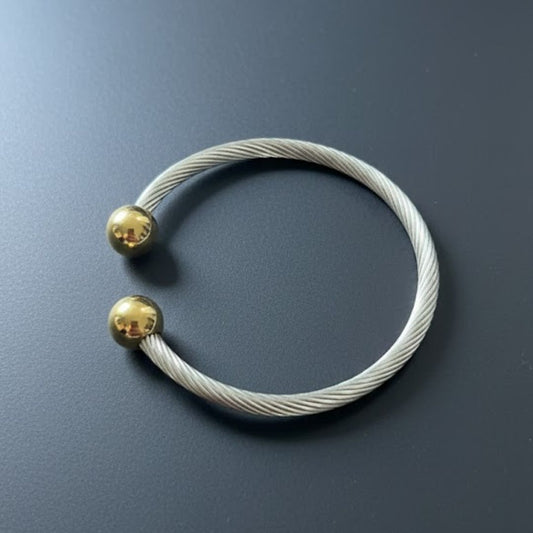 Pulsera Mujer Axis Cierre Tipo Clip - Plateado