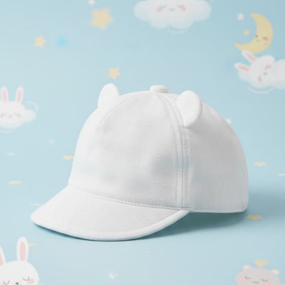 Gorro de Bebé Charlie 46cm Blanco (3-9 meses)