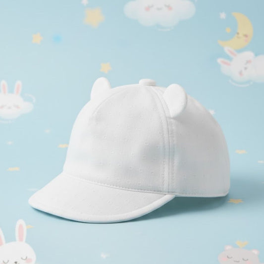 Gorro de Bebé Charlie 46cm Blanco (3-9 meses)