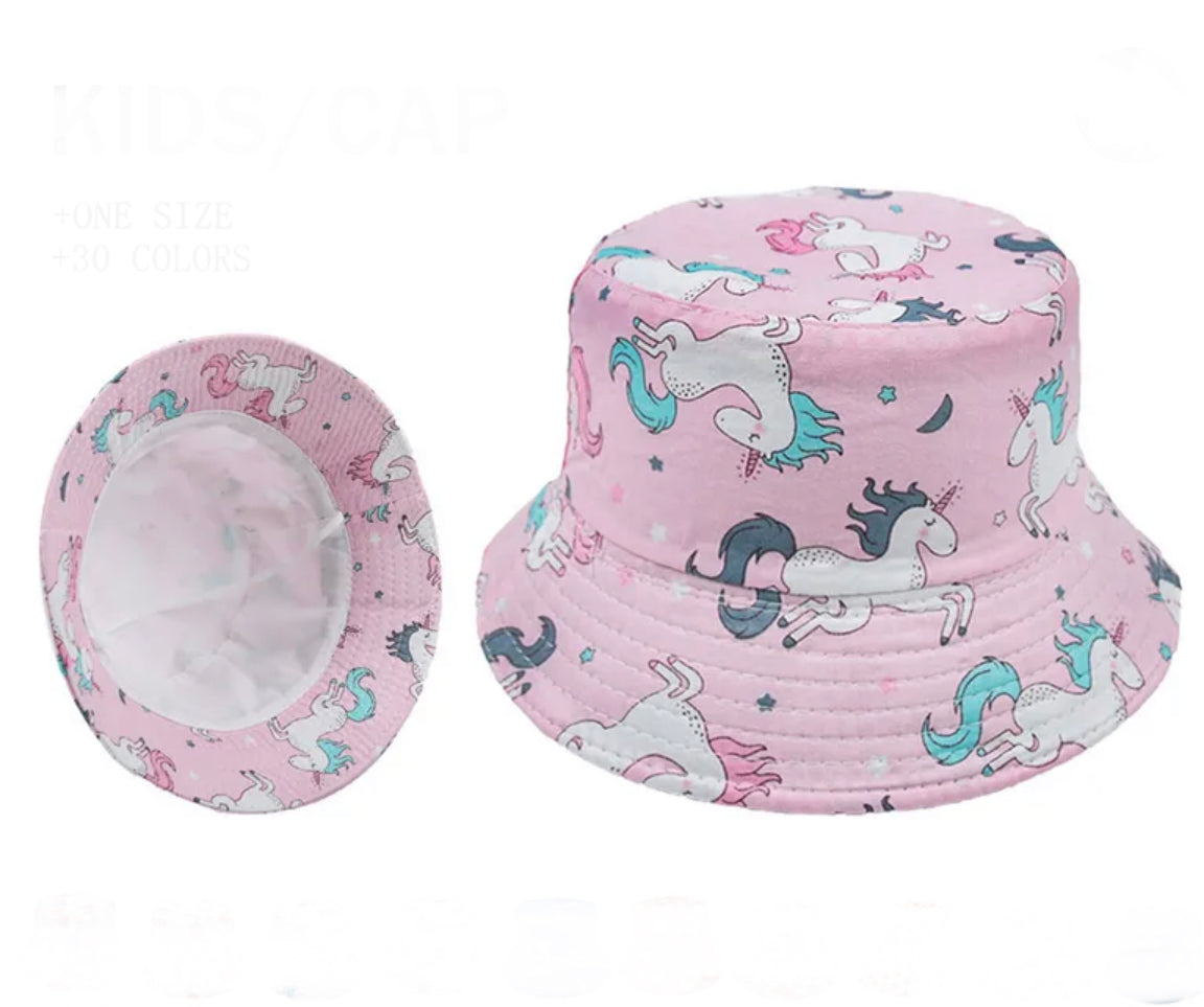 Sombrero bucket hat Modelo Unicornio para niñas