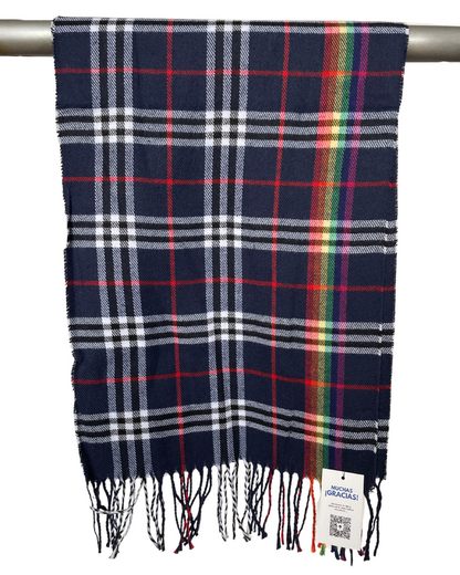 Bufanda Chalina Inti de cuadros Unisex
