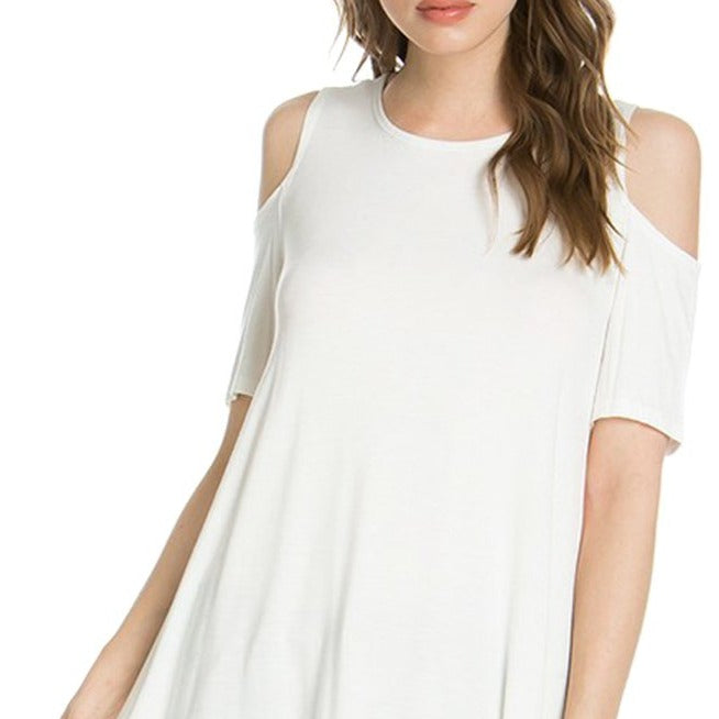 Lisa - Talla S/M - Blanco - Vestido de Playa Mujer