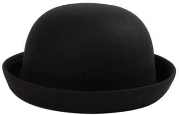 Sombrero Estilo Clásico Bombin Unisex Negro