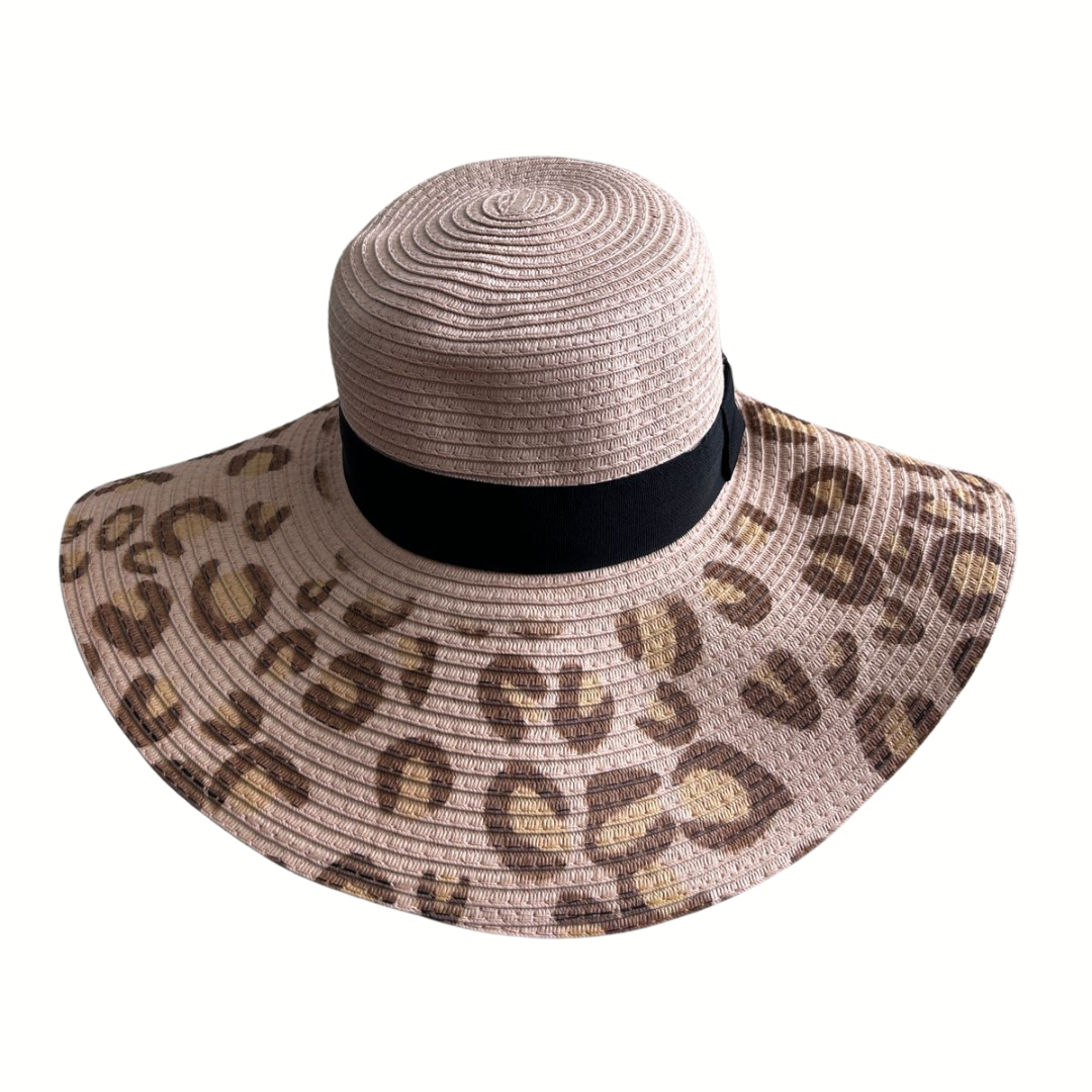 Sombrero de verano Animal print - Palo Rosa