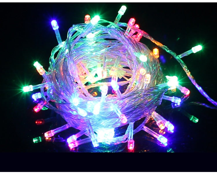 Luces Navideñas para Arbol Guirnalda Lineal - Multicolor