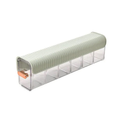 Organizador Acrílico de 6 compartimentos - Verde Claro