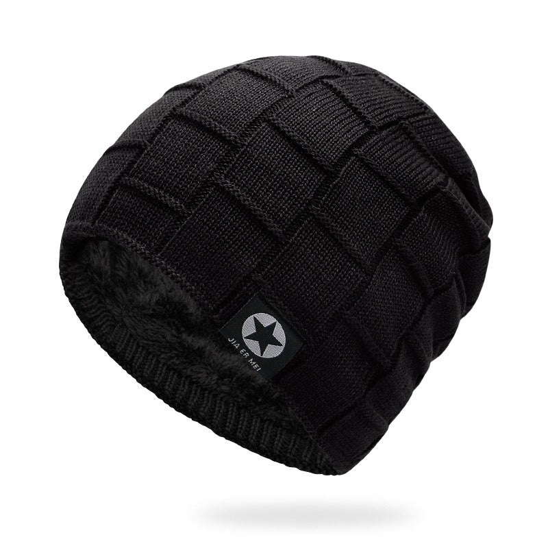 Beanie Nick Forrado en Peluche | Negro