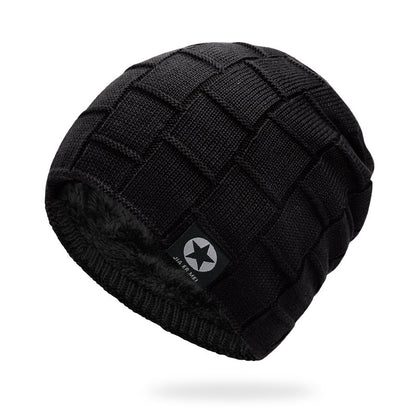Beanie Nick Forrado en Peluche | Negro
