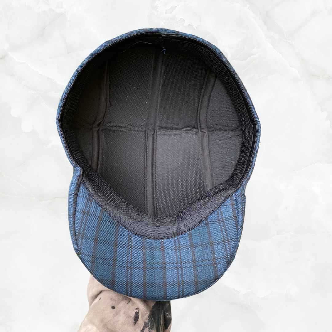 Boina Boomer con elástico interno Talla M | Azul