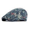 MaryJane Azul Oscuro - Boina Gorra Unisex de Jean