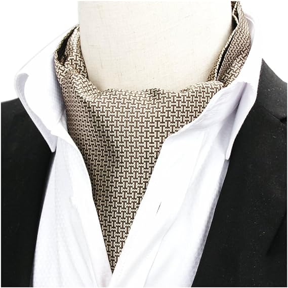 Bufanda Corbata Richard de seda para hombre - Dorado