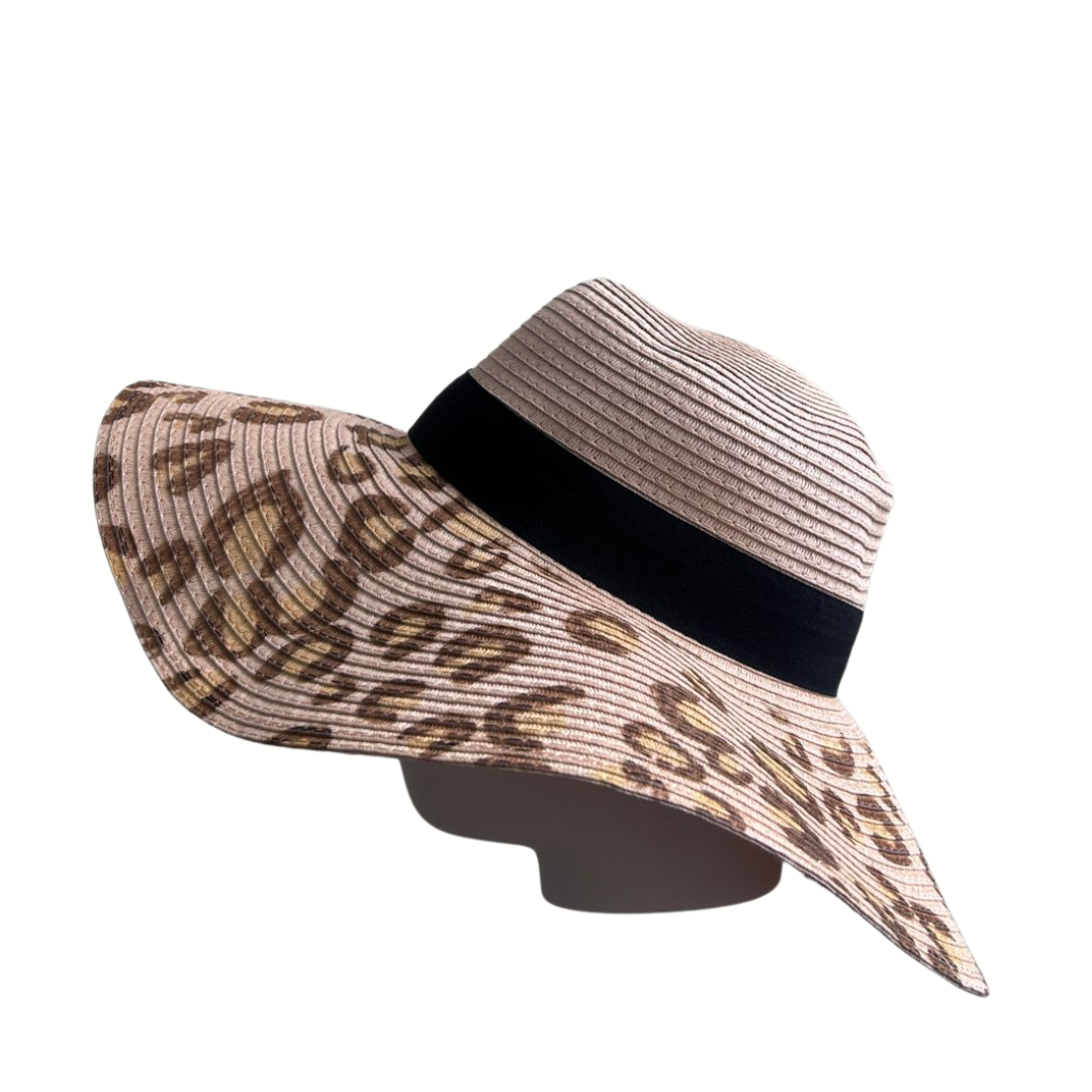 Sombrero de verano Animal print - Palo Rosa