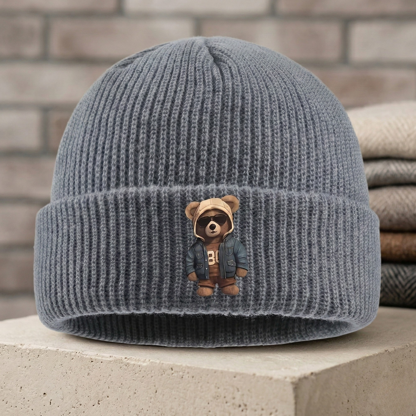 Beanie Urban Teddy 56cm: Gorro invierno niño de 4 a 6+ años