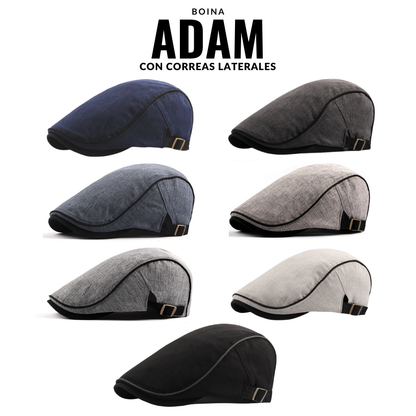 Boina Adam con Correas Laterales Tela Fresca