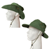 Cargar imagen en el visor de la galería, Sombrero Safari Pescador 3 en 1 Plegable Algodón - Verde