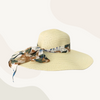 Cargar imagen en el visor de la galería, Sombrero de Verano playa Mujer Proteccion UV Modelo Isa - Blanco Ivory