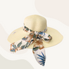 Cargar imagen en el visor de la galería, Sombrero de Verano playa Mujer Proteccion UV Modelo Isa - Blanco Ivory