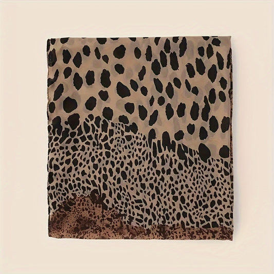 Pashmina Linares diseño de Leopardo | Beige
