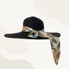Cargar imagen en el visor de la galería, Sombrero de Verano playa Mujer Proteccion UV Modelo Isa - Negro