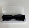 Gafas Lentes de Sol redondeadas Retro - Modelo Moore Negro + Estuche