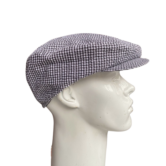 Boina Nation Jacob estilo italiano Talla L | Gris Cuadros