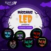 Mascara LED para halloween 2023🎃 / Colores variados