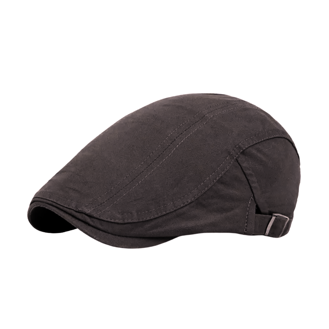 Boina Drill Unisex con Correas Laterales | Plomo