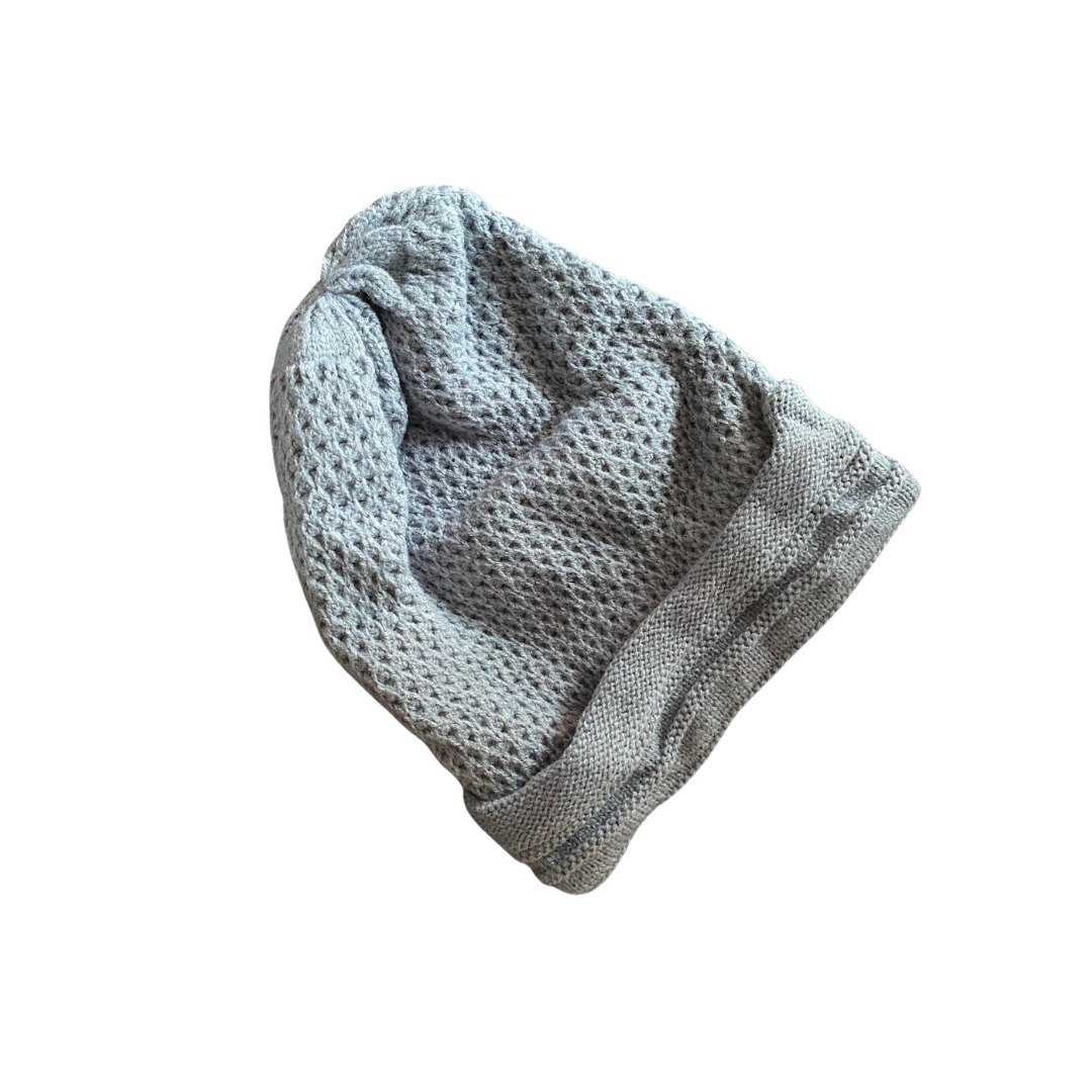 Beanie Slouchy Gris claro Gorro Chullo