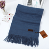 Bufanda Chalina Atelier Color Entero con Flecos